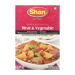 Shan Meat & Vegetable Recipe and Seasoning Mix 100g - Spices | Desimart