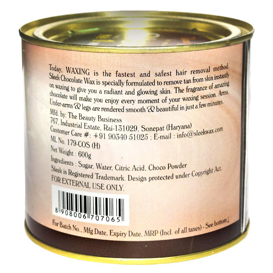 Sleek Chocolate Wax Removes Hair Tan Instantly On Waxing 250g - Singh Cart