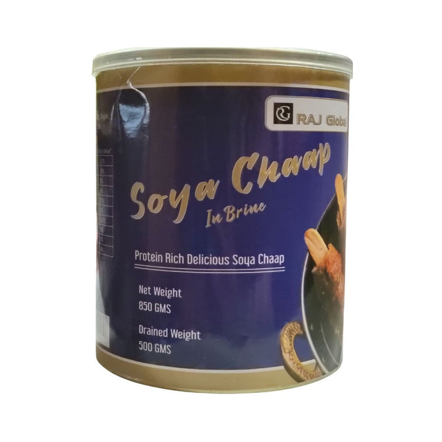 Soya Chaap In Brine Protein Rich Vegetarian 850g - Ready to eat | Desimart
