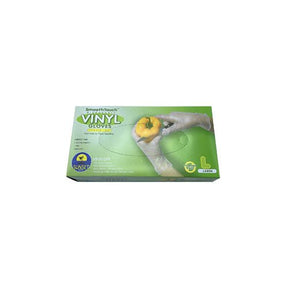 Sunset SmoothTouch Disposable Vinyl Gloves Non-Sterile Powdered (Large) 200 pcs - Health Plus | Desimart
