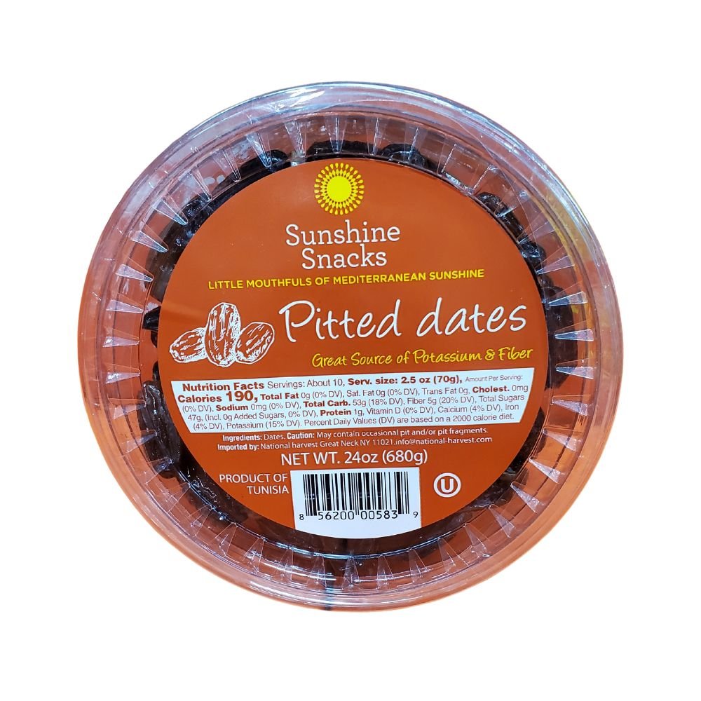 Sunshine Snacks Pitted Dates Best Quality 2lb - Dry Fruits | Desimart