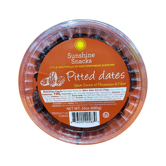 Sunshine Snacks Pitted Dates Best Quality 2lb - Dry Fruits | Desimart