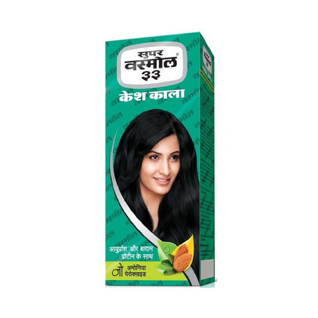 Super Vasmol 33 kesh kala Oil Based Hair Colour 100ml - Hair Care | Desimart