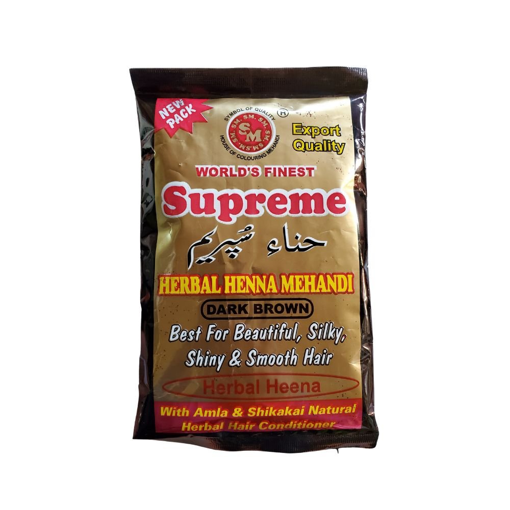Supreme Dark Brown Herbal Henna Mehandi 150g - Henna | Desimart
