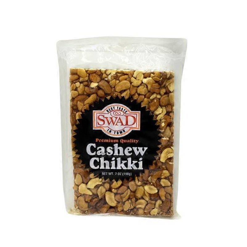Swad Cashew Chikki 7oz - Ready to eat | Desimart