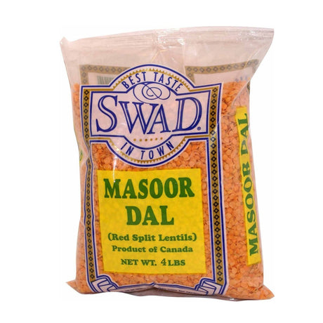 Swad Masoor Dal Split Red Split Lentils 4lbs - Dals & Beans | Desimart