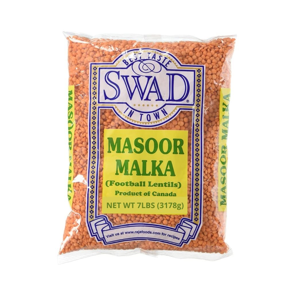 Swad Masoor Malka Whole Masoor Dal 4lbs - Singh Cart