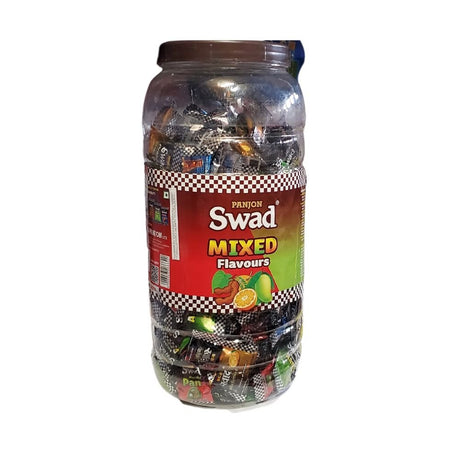 Swad Mixed Flavour Candy Jar 300 Candies - Candy | Desimart