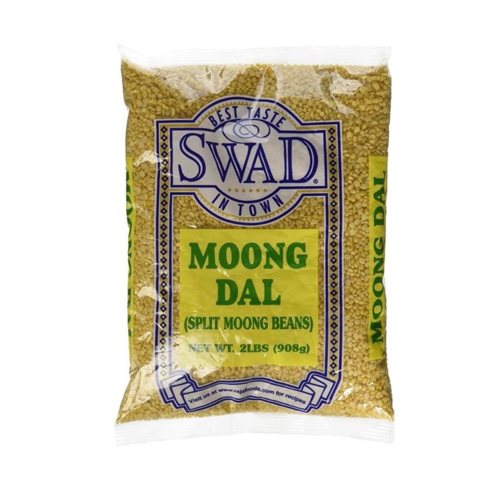 Swad Moong Dal Split Moong Beans 4lbs (1.81kg) - Singh Cart