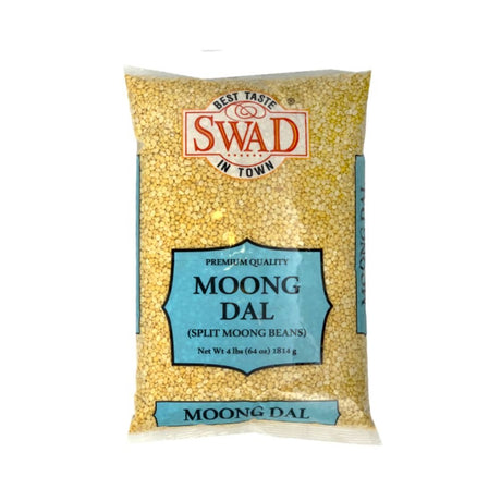 Swad Moong Dal Split Moong Beans 4lbs (1.81kg) - Dals & Beans | Desimart