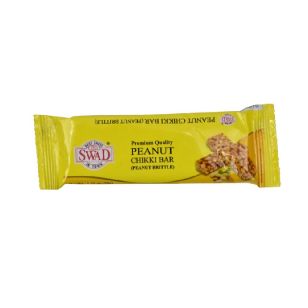 Swad Peanut Chikki Bar Best Taste 1.75oz - Ready to eat | Desimart