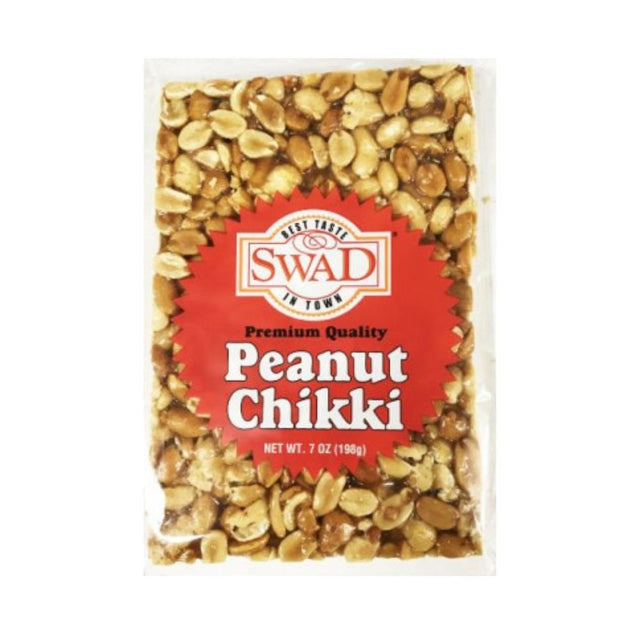 Swad Peanut Chikki Best Taste Original 7oz - Ready to eat | Desimart