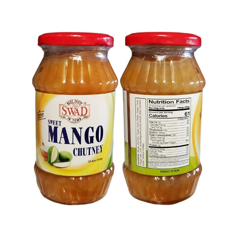 Swad Sweet Mango Chutney 550g (19.4oz) - Chutney | Desimart
