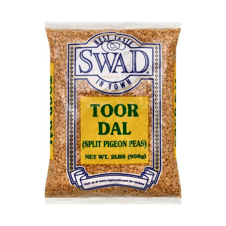 Swad Toor Dal Split Pigeon Peas Premium Quality Best Taste 4lbs (1.81kg) - Singh Cart