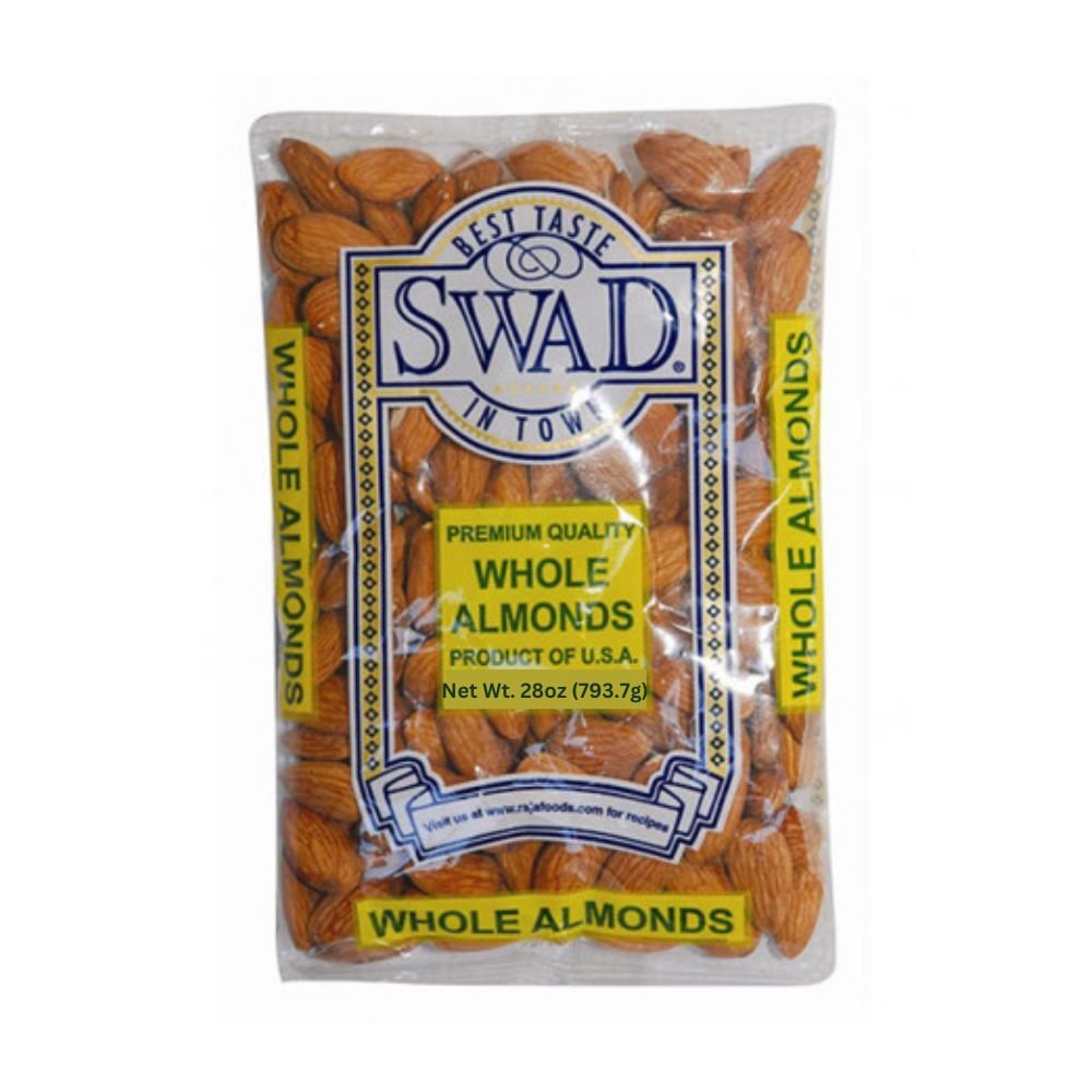 Swad Whole Almonds Premium Quality Rich Source of Vitamins 14oz - Singh Cart