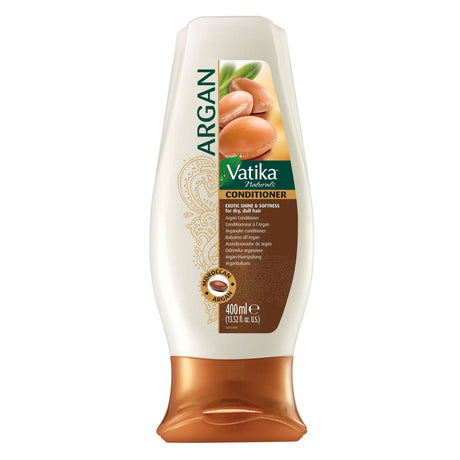 Vatika Naturals Conditioner Argan Exotic Shine & Softness For Hair 400ml (Pack of 2) - Hair Care | Desimart