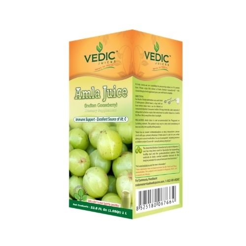 Vedic Amla Juice Indian Gooseberry Immune Support 1000ml - Beverages | Desimart