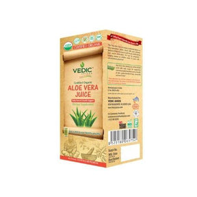 Vedic Organic Aloe vera Juice 500 ml (16.9 oz) - Beverages | Desimart