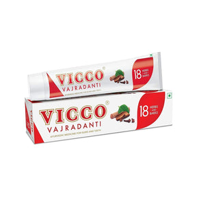 Vicco Vajradanti Toothpaste 18 Herbs 100g (Pack of 3) - Desimart