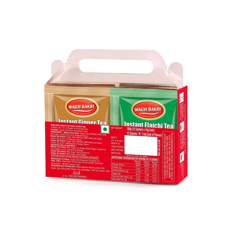 Wagh Bakri Instant Tea Combo 12 Sachets (4 Sachet each) - Singh Cart