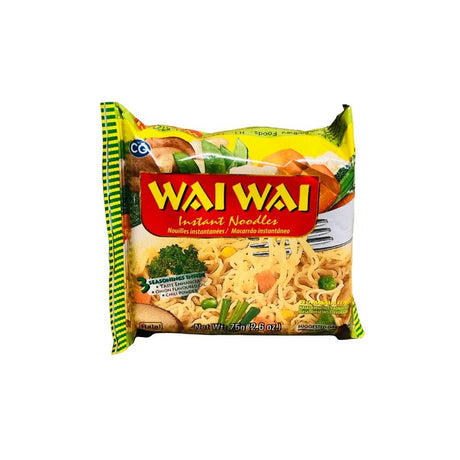 Wai Wai Veg Noodles Instant Noodles 75g (Pack of 24) - Soup & Noodles | Desimart
