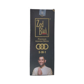 Zed Black 3 in 1 Premium Incense Sticks Agarbatti 90 Sticks - Incense & Dhoop | Desimart