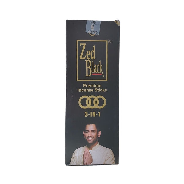 Zed Black 3 in 1 Premium Incense Sticks Agarbatti 90 Sticks - Incense & Dhoop | Desimart
