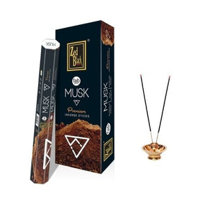Zed Black Musk Premium Incense Sticks (Agarbatti) 120 sticks - Incense & Dhoop | Desimart