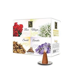 Zed Black Premium Dhoop Cones 240 Cones - Incense & Dhoop | Desimart