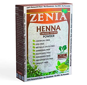 Zenia Henna Powder Hair Dye 100% Natural 100gm - Hair Care | Desimart
