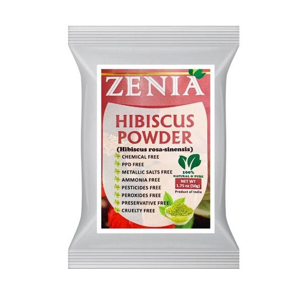 Zenia Hibiscus Powder 100% Natural 50g (1.75oz) - Body Care | Desimart