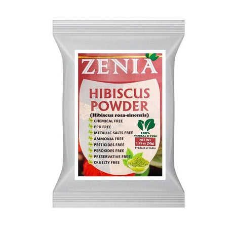 Zenia Hibiscus Powder 100% Natural 50g (1.75oz) - Body Care | Desimart