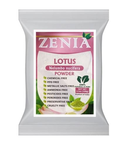 Zenia Lotus Powder (Nelumbo Nucifera) Powder 100g (3.5oz) - Body Care | Desimart