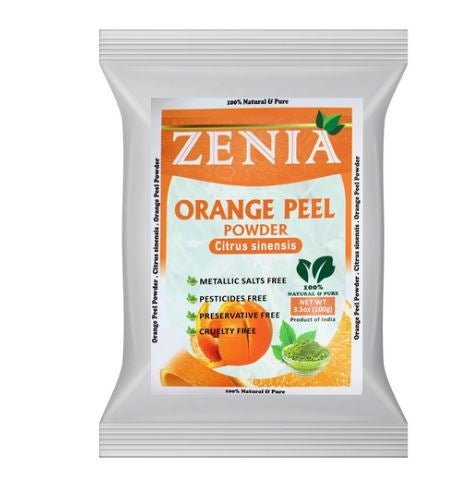 Zenia Orange Peel Powder (Citrus Sinensis) Powder 100g (3.5oz) - Body Care | Desimart